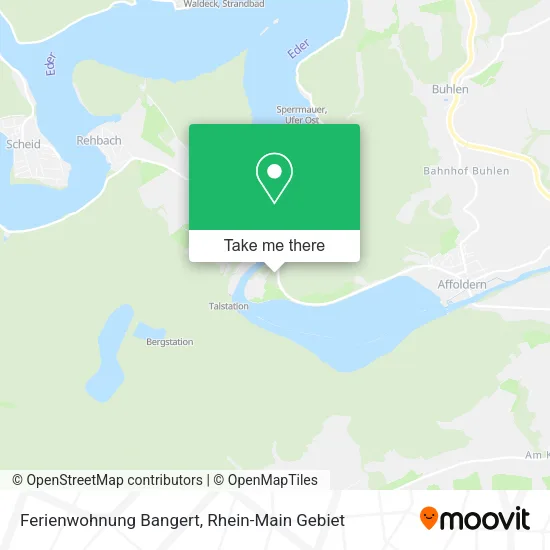 Карта Ferienwohnung Bangert