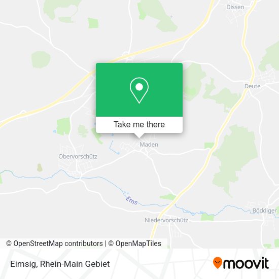 Карта Eimsig