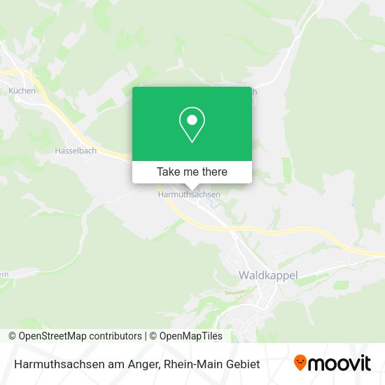 Карта Harmuthsachsen am Anger