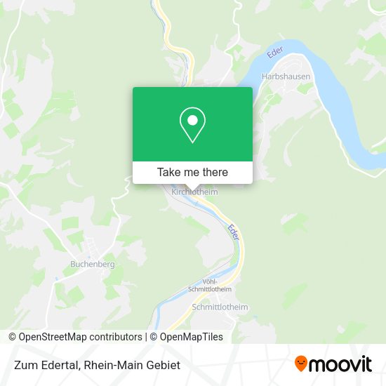 Карта Zum Edertal