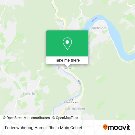 Ferienwohnung Hamel map
