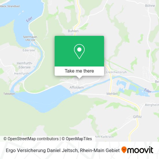 Карта Ergo Versicherung Daniel Jeltsch