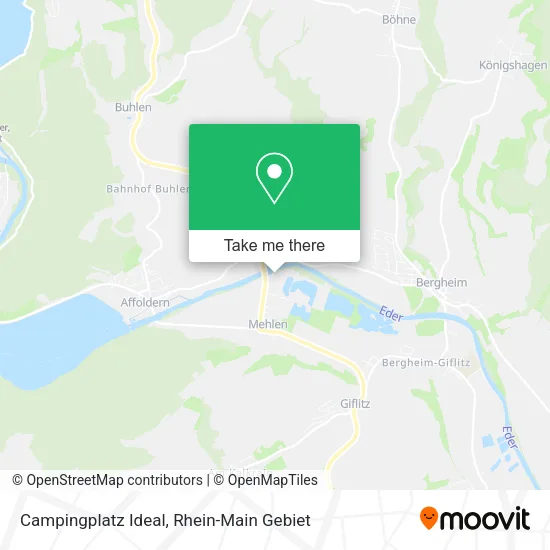 Карта Campingplatz Ideal