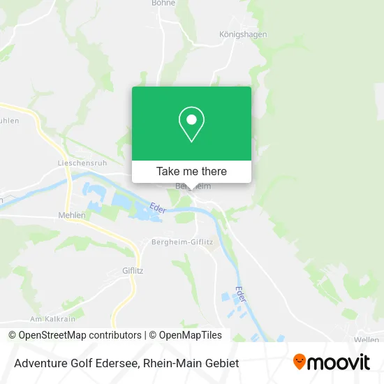Карта Adventure Golf Edersee
