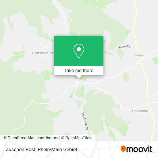 Карта Züschen Post