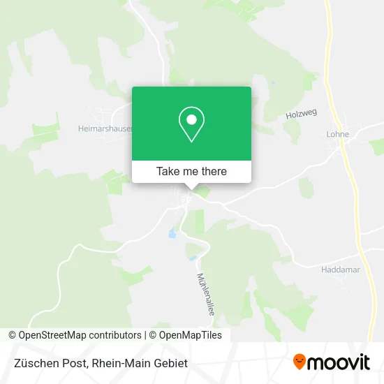 Карта Züschen Post