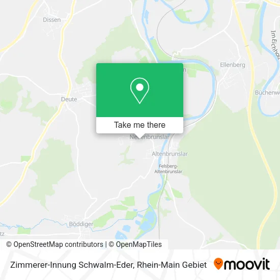 Карта Zimmerer-Innung Schwalm-Eder