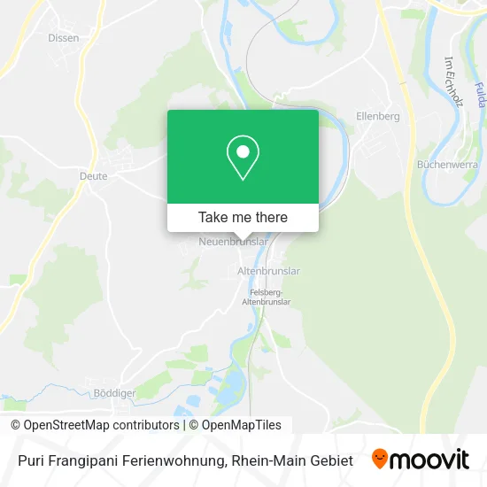 Карта Puri Frangipani Ferienwohnung