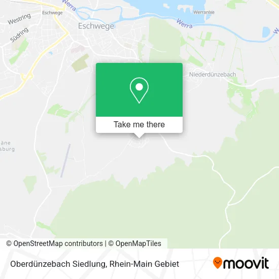 Карта Oberdünzebach Siedlung