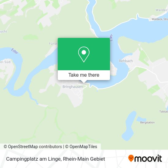 Карта Campingplatz am Linge