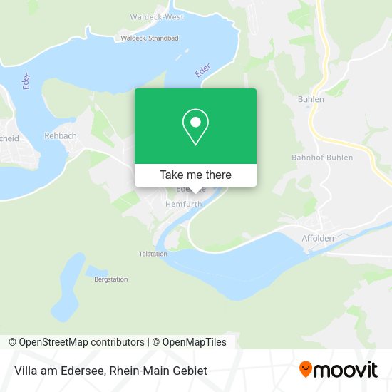 Карта Villa am Edersee