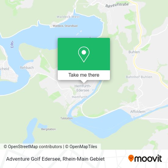 Карта Adventure Golf Edersee