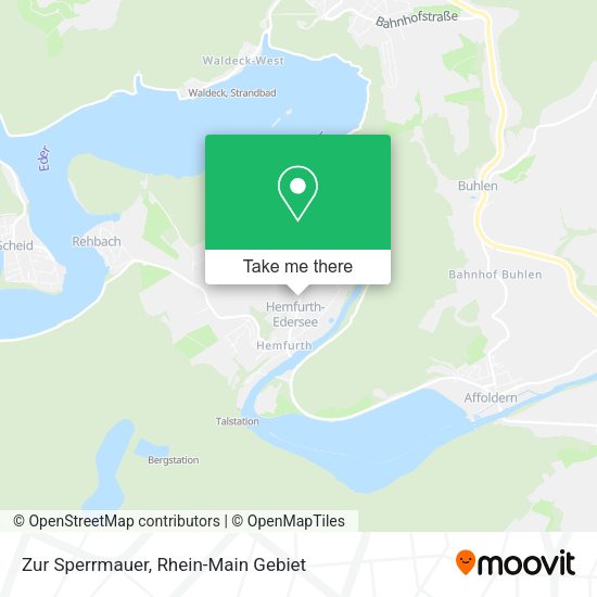 Карта Zur Sperrmauer
