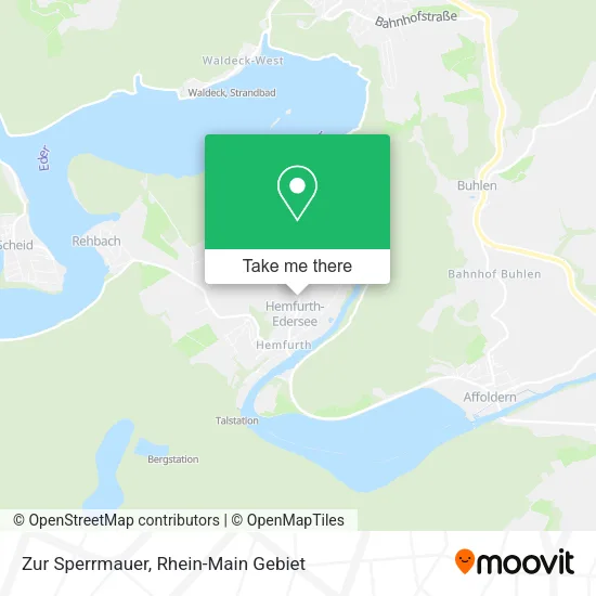Карта Zur Sperrmauer