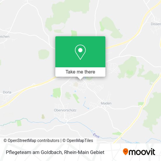 Карта Pflegeteam am Goldbach
