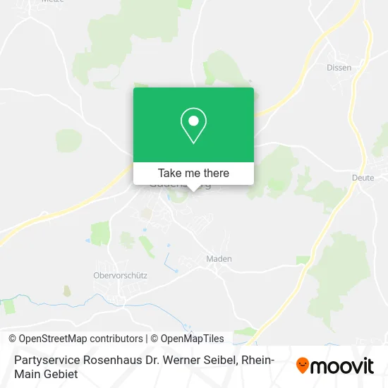 Карта Partyservice Rosenhaus Dr. Werner Seibel