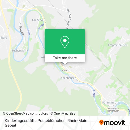 Карта Kindertagesstätte Pusteblümchen