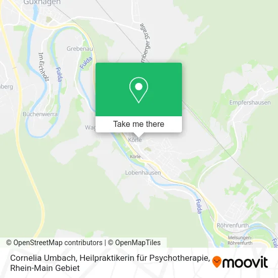Карта Cornelia Umbach, Heilpraktikerin für Psychotherapie