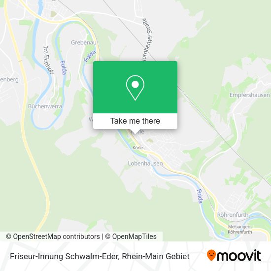 Карта Friseur-Innung Schwalm-Eder