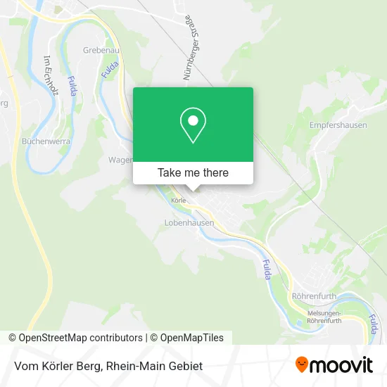 Карта Vom Körler Berg