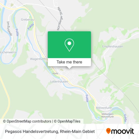 Карта Pegasos Handelsvertretung