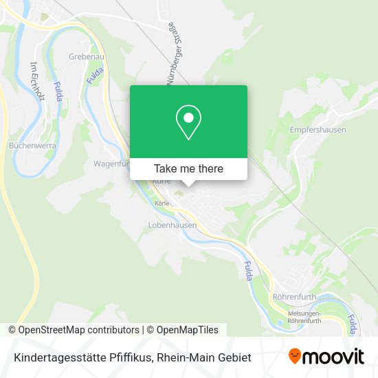 Карта Kindertagesstätte Pfiffikus