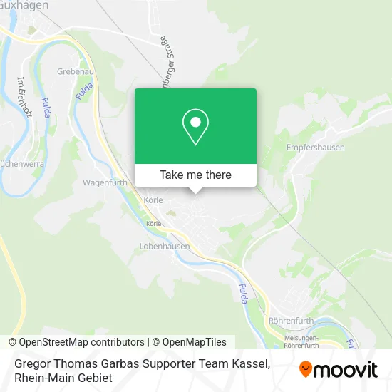 Карта Gregor Thomas Garbas Supporter Team Kassel