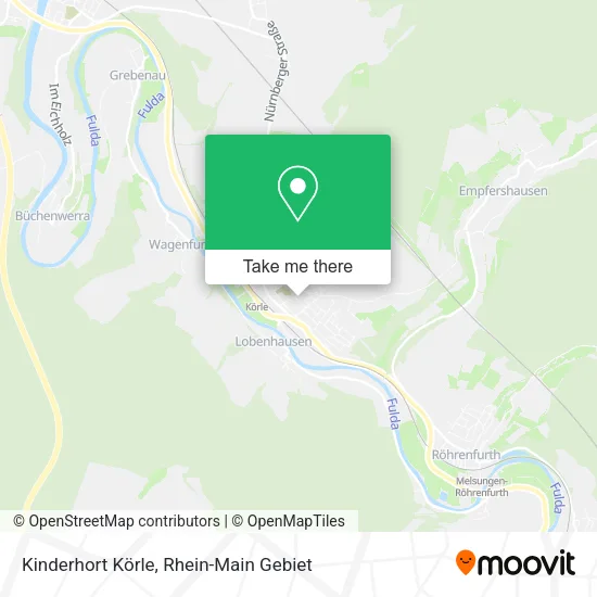 Карта Kinderhort Körle