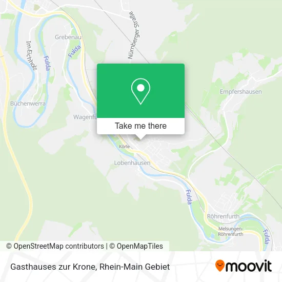 Карта Gasthauses zur Krone