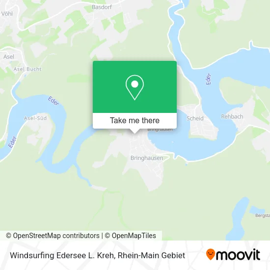 Карта Windsurfing Edersee L. Kreh