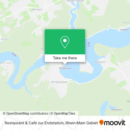 Карта Restaurant & Café zur Endstation