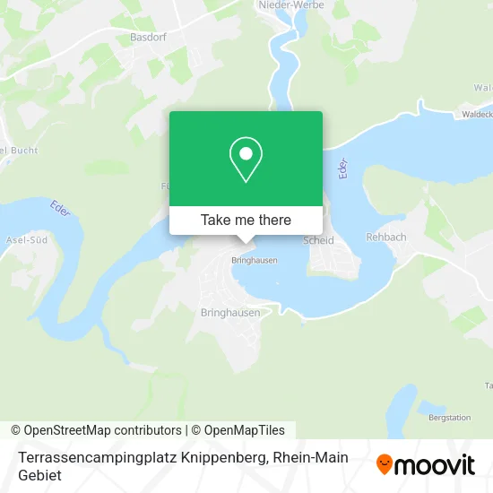 Карта Terrassencampingplatz Knippenberg