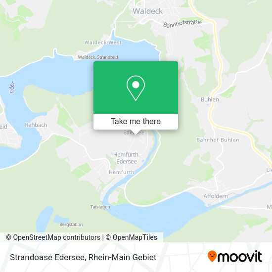 Карта Strandoase Edersee