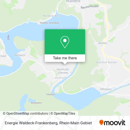 Карта Energie Waldeck-Frankenberg