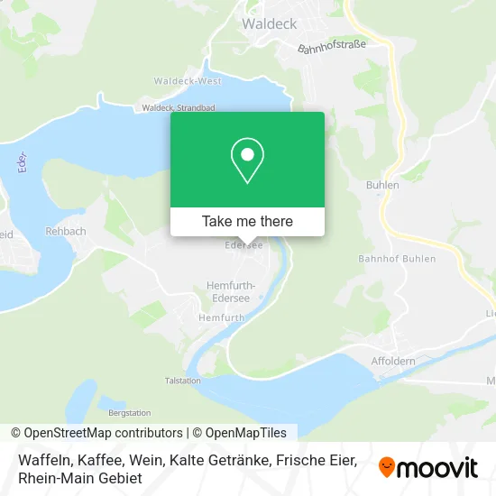 Карта Waffeln, Kaffee, Wein, Kalte Getränke, Frische Eier