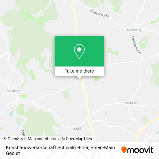 Карта Kreishandwerkerschaft Schwalm-Eder