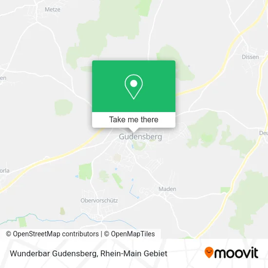 Карта Wunderbar Gudensberg