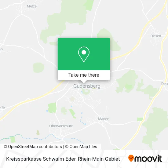 Карта Kreissparkasse Schwalm-Eder