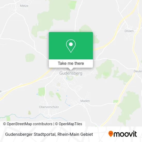 Карта Gudensberger Stadtportal