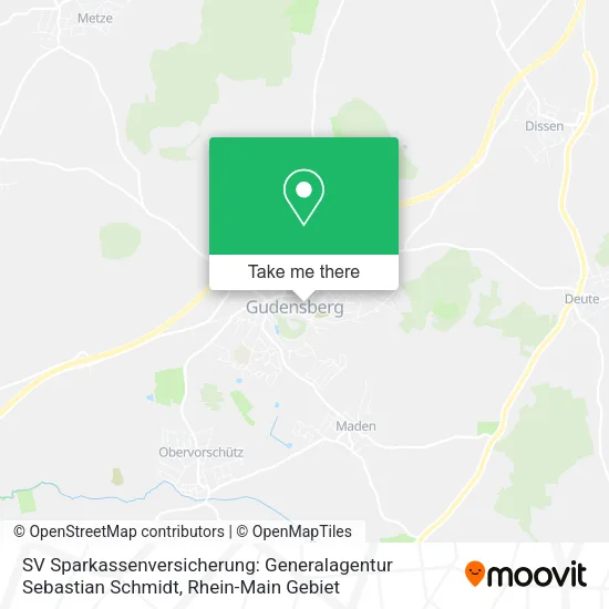 Карта SV Sparkassenversicherung: Generalagentur Sebastian Schmidt