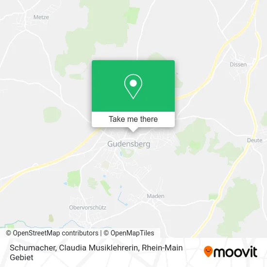 Карта Schumacher, Claudia Musiklehrerin