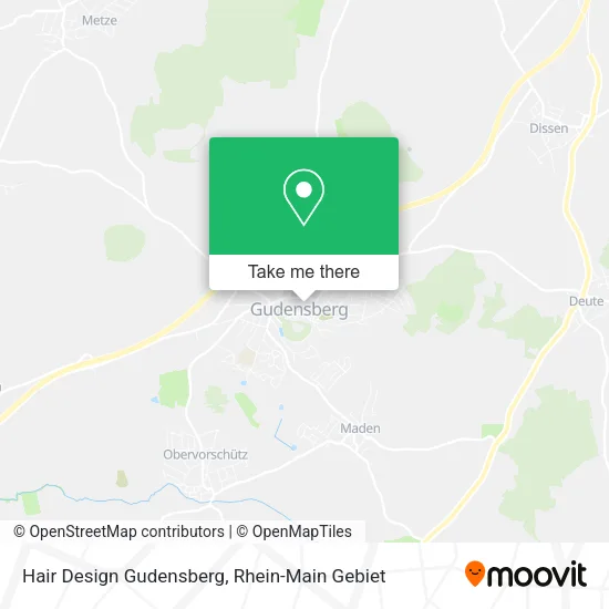 Карта Hair Design Gudensberg