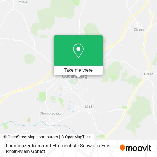 Карта Familienzentrum und Elternschule Schwalm-Eder