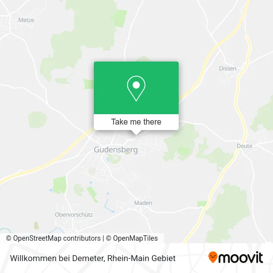 Карта Willkommen bei Demeter