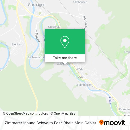 Карта Zimmerer-Innung Schwalm-Eder
