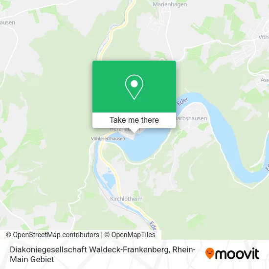 Карта Diakoniegesellschaft Waldeck-Frankenberg