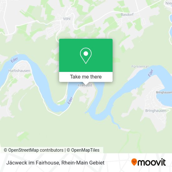 Карта Jäcweck im Fairhouse