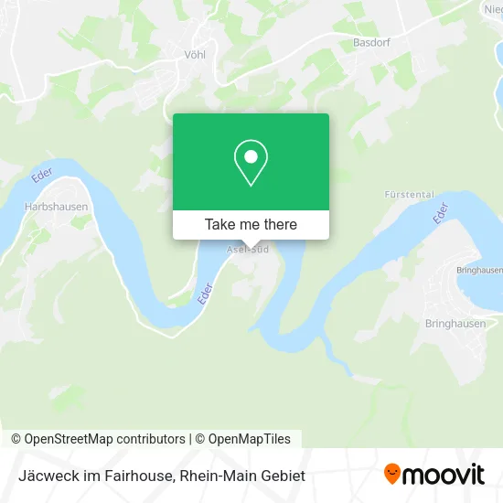 Карта Jäcweck im Fairhouse