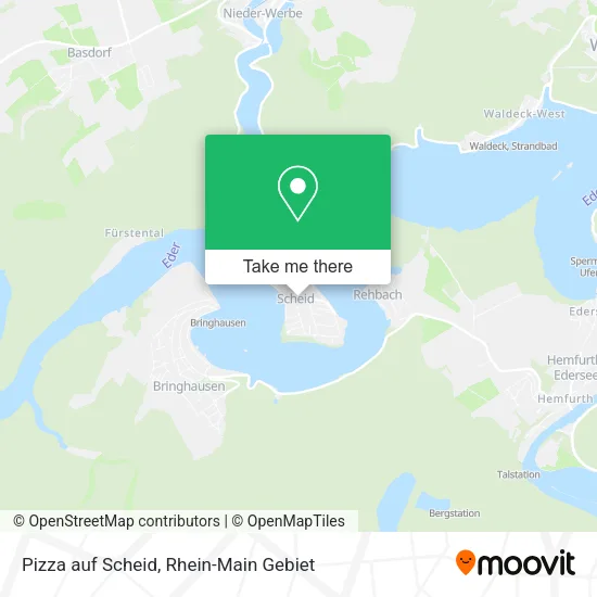 Карта Pizza auf Scheid