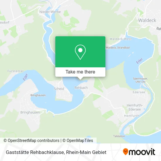 Карта Gaststätte Rehbachklause